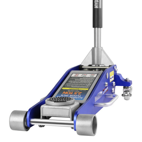 Hydraulic Low Profile Aluminum Steel Racing Floor Jack with Dual Piston Quick Lift Pump With 2.5 Ton Capacity